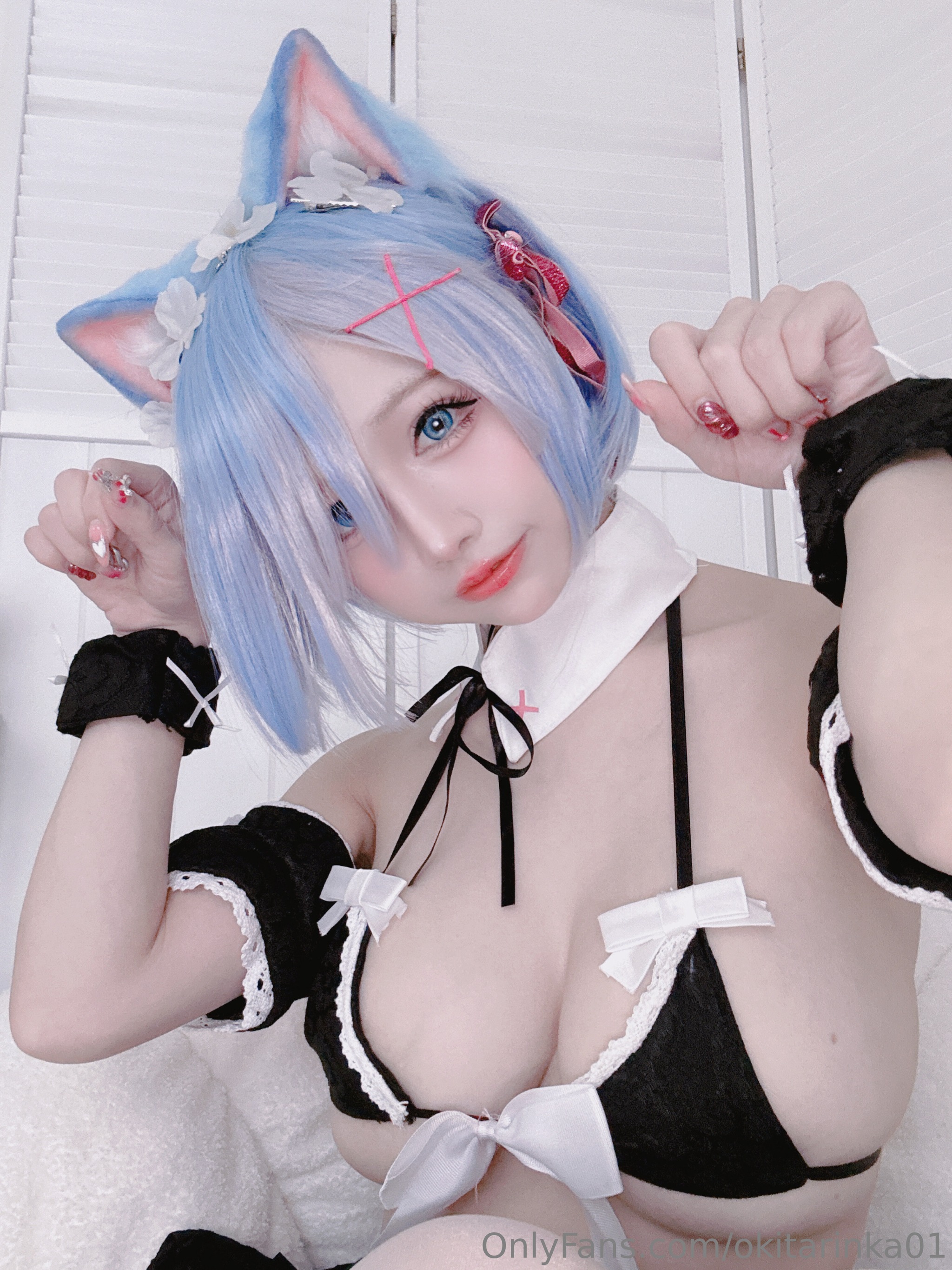 图片[1]-沖田凜花Rinka – NO.158 Rem (Re Zero) [50P]-XikXak